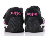 Vtg 90s SUGAR Platform Black and Hot Pink Sneakers Women's Size USA 7
