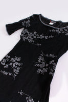 90s Sheer Black Lace Mini Dress by WANTED USA Women's Size Small / 31-38"bust / 25-32"waist / 34-42"hips / 34"long