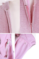 1960s 70s Pink Silver Lurex Metallic Knit Maxi Dress Size 8 - 10 / Small - Medium / 36" bust / 31" waist / 36"hips