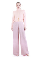 Brynn Walker Linen Wide Leg Dusky Pink Pants Women's Size Small / Medium / 27-32" waist / 30" inseam