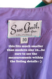 Vintage Sue Gail 1950s Green Blue Swirl Brocade Cap Sleeve Wiggle Dress Size 4 / XS / 34" bust - 26" waist - 34" hips