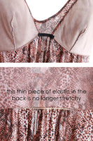 70s Vintage Snakeskin Nylon Keyhole Lounge Maxi Dress Sears Nightgown Size 8 / small / medium / 26" bust