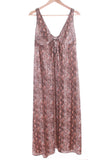 70s Vintage Snakeskin Nylon Keyhole Lounge Maxi Dress Sears Nightgown Size 8 / small / medium / 26" bust