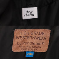 Vintage Pendleton High Grade Westernwear Southwest Patterned Wool Jacket Marked Size Small - modern fit L - 46" bust/chest - 40" waist