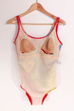 1980s Gottex 1pc Swimsuit Made in Isreal Size 12 runs small