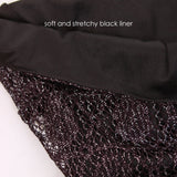1990s Betsey Johnson New York Black Silver Metallic Crochet Lace Fringe Dress Made in the USA Women's Size P (4) 33" bust 27" waist