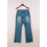 Y2K Deadstock Low Rise Watch L.A. Flared Jeans Size 7/8 | 28" waist | 31.5" inseam