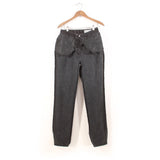 80s BONGO Black High Waist Tapered Mom Jeans 27" waist / 29.5 inseam