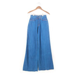 1970s Union Gap High Waist Wide Leg Bell Bottom Jeans 24&quot; waist / 31&quot; inseam