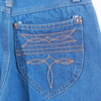 1970s Union Gap High Waist Wide Leg Bell Bottom Jeans 24" waist / 31" inseam